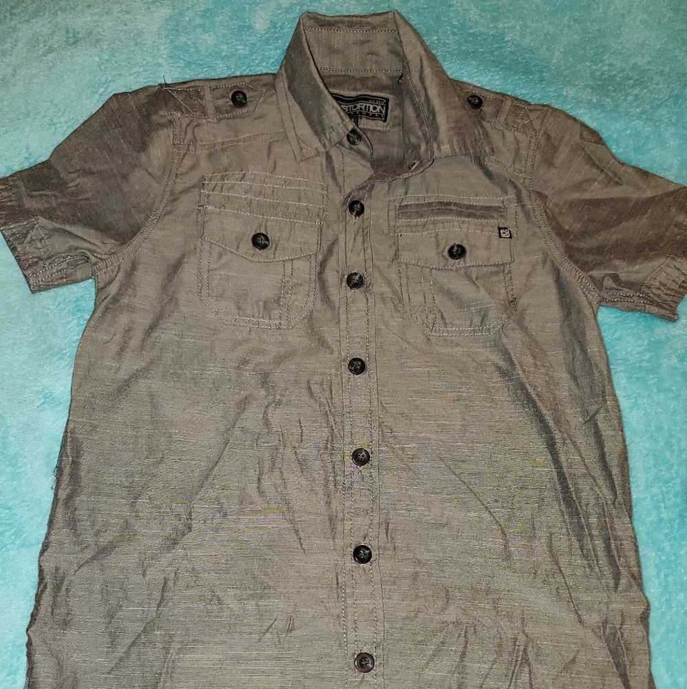 Distortion Boys button up shirt